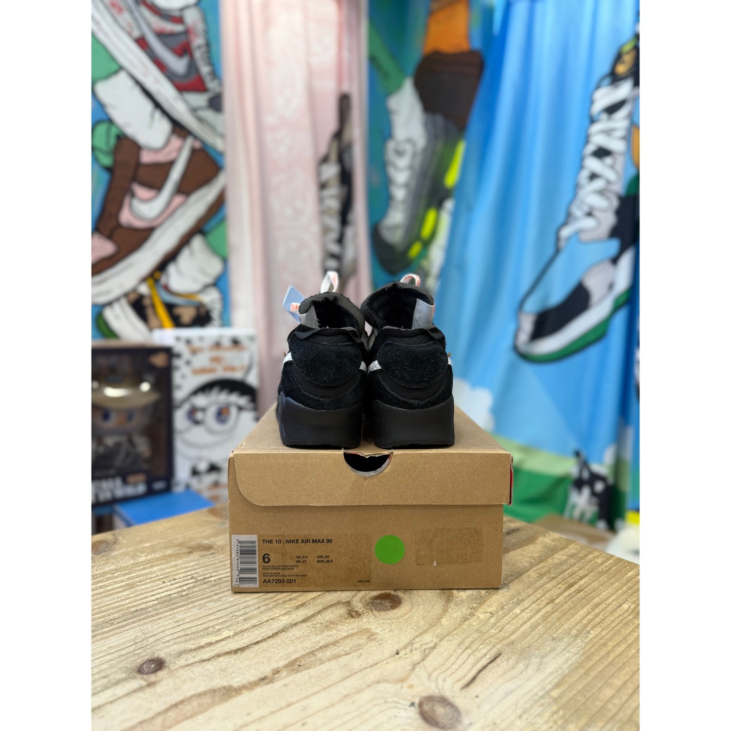 Air Max 90 Off White Black UK 5.5