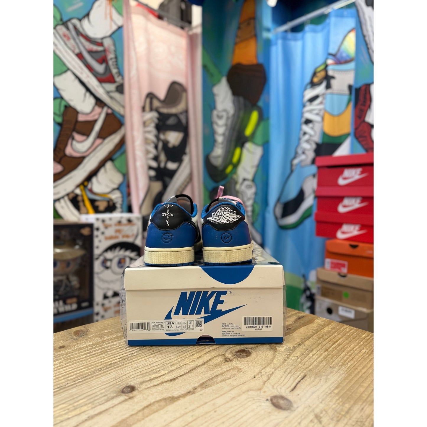 Jordan 1 Low Travis Scott Fragment UK 12