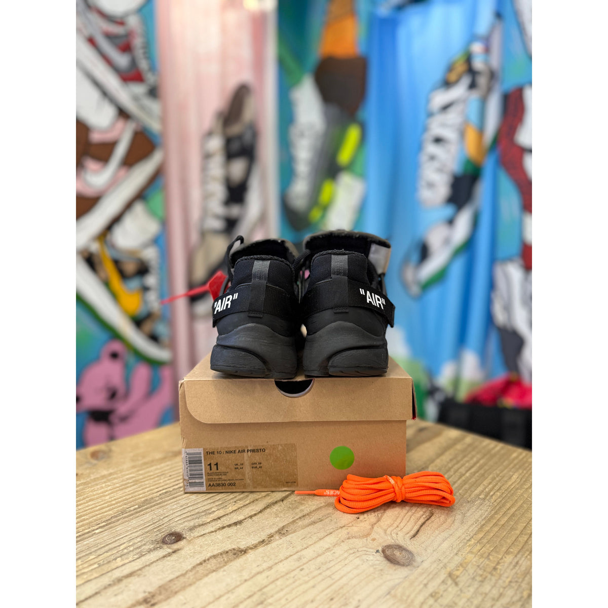 Off White Presto Black UK10