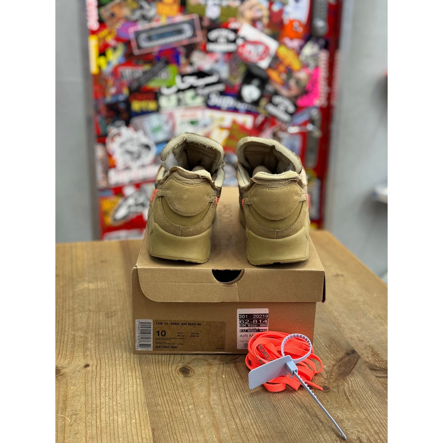 Nike Air Max 90 Off-White Desert Ore UK 9.