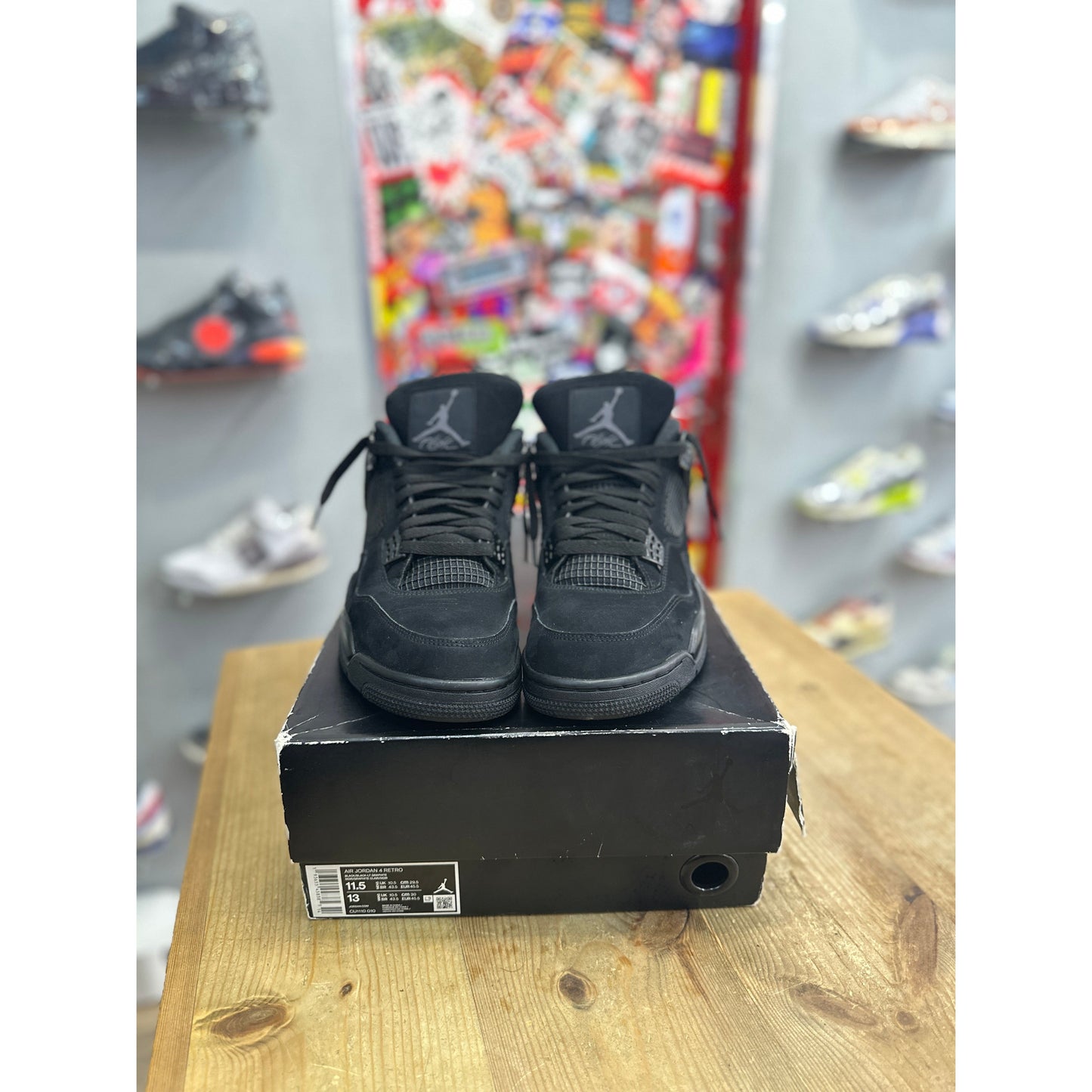 Jordan 4 Retro Black Cat (2020) UK 10.5