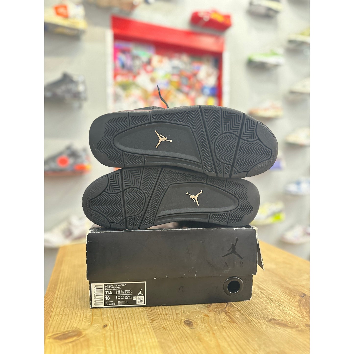 Jordan 4 Retro Black Cat (2020) UK 10.5
