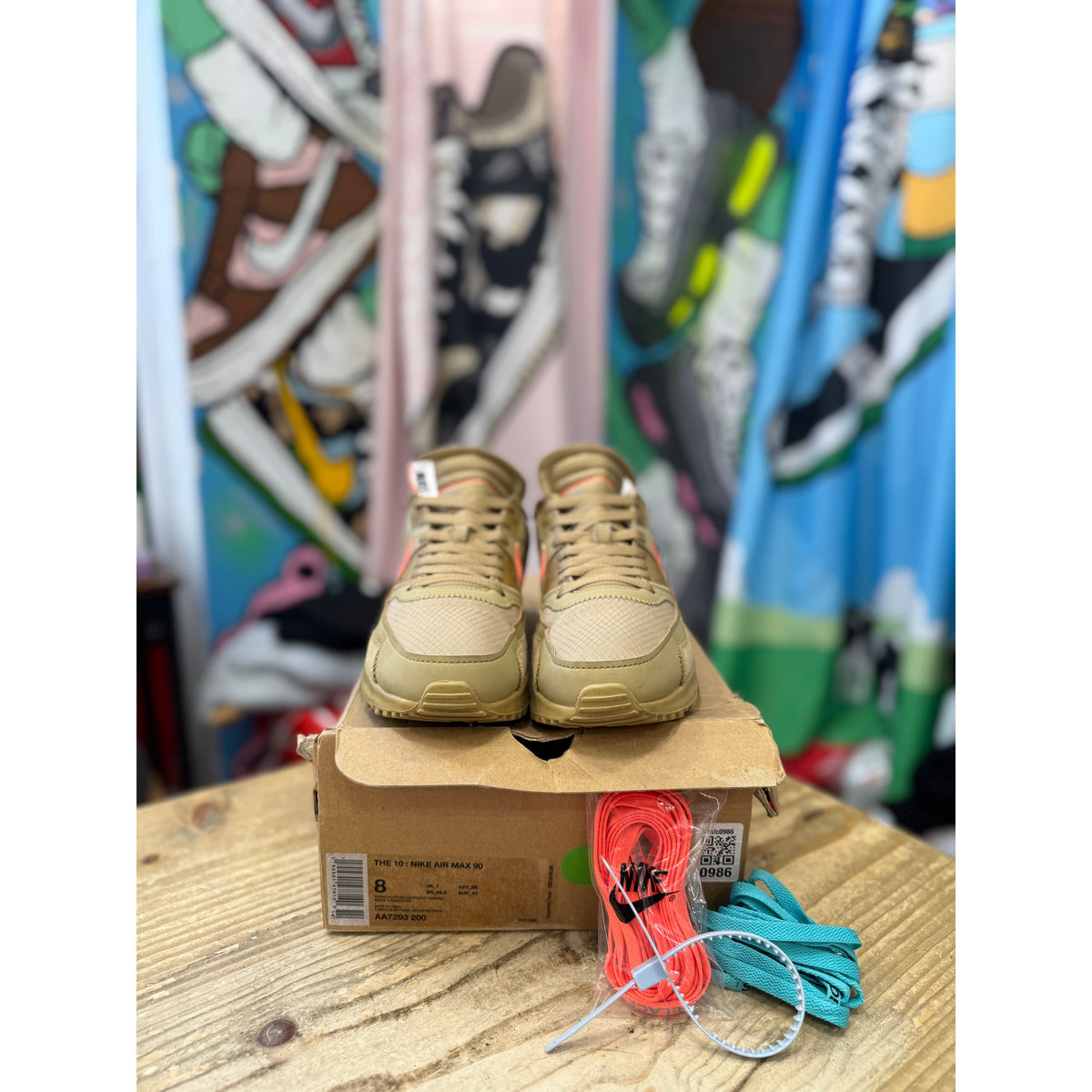 Nike Air Max 90 Off White Desert Ore UK 7