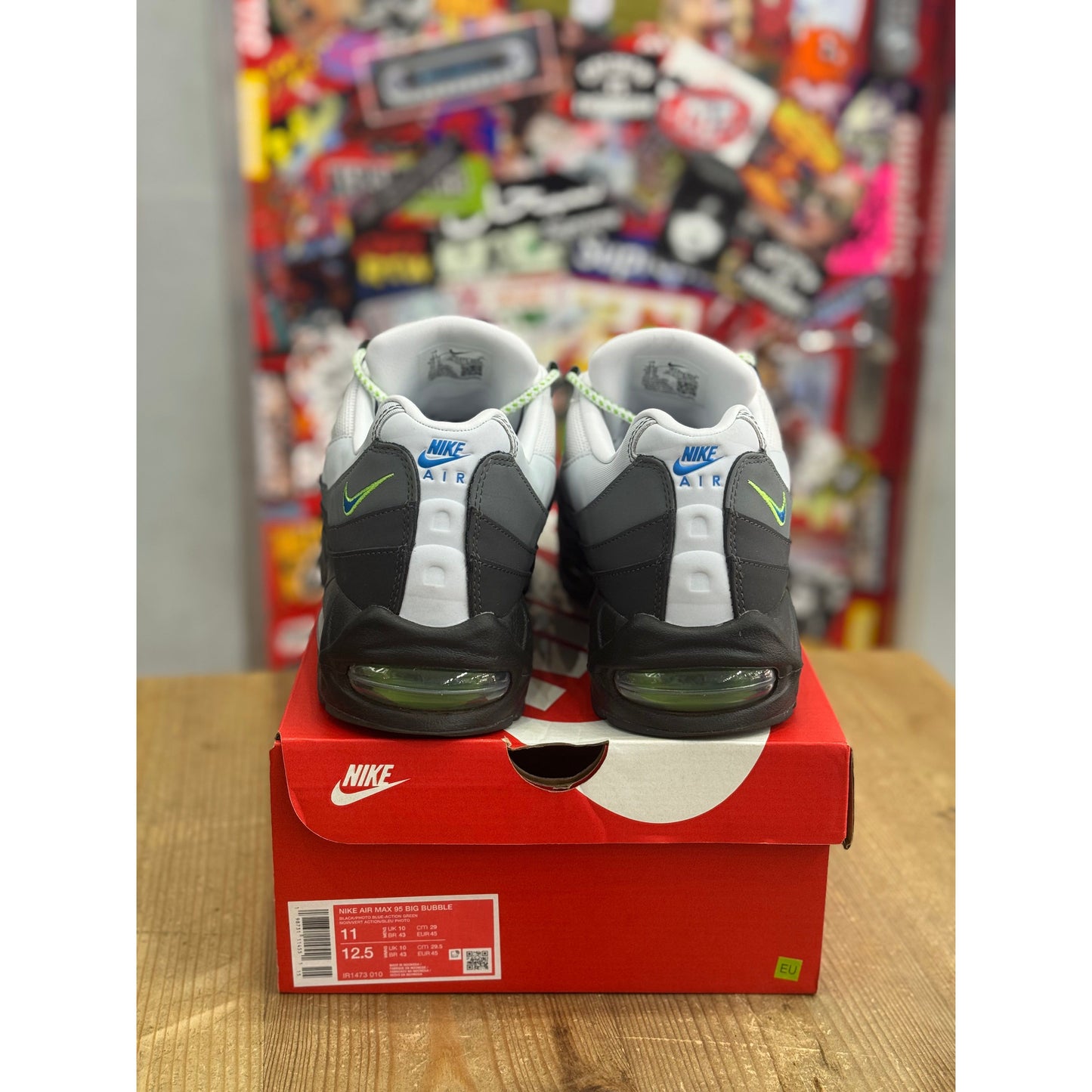 Nike Air Max 95 Big Bubble Green Apple UK 10