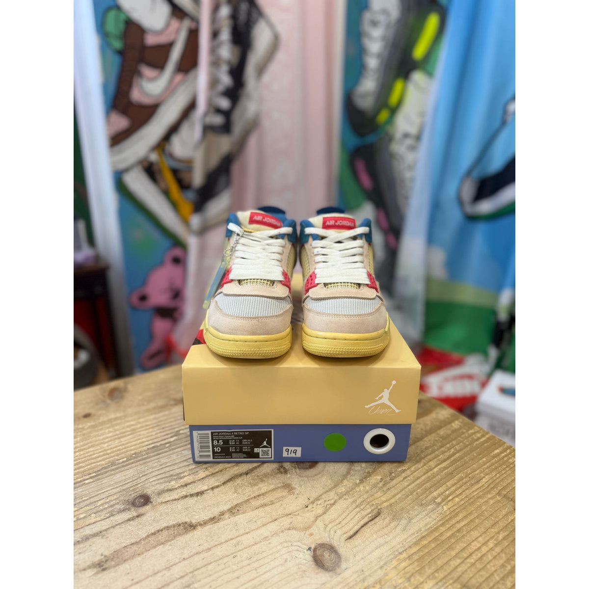 Jordan 4 Retro Union Guava ice UK 7.5