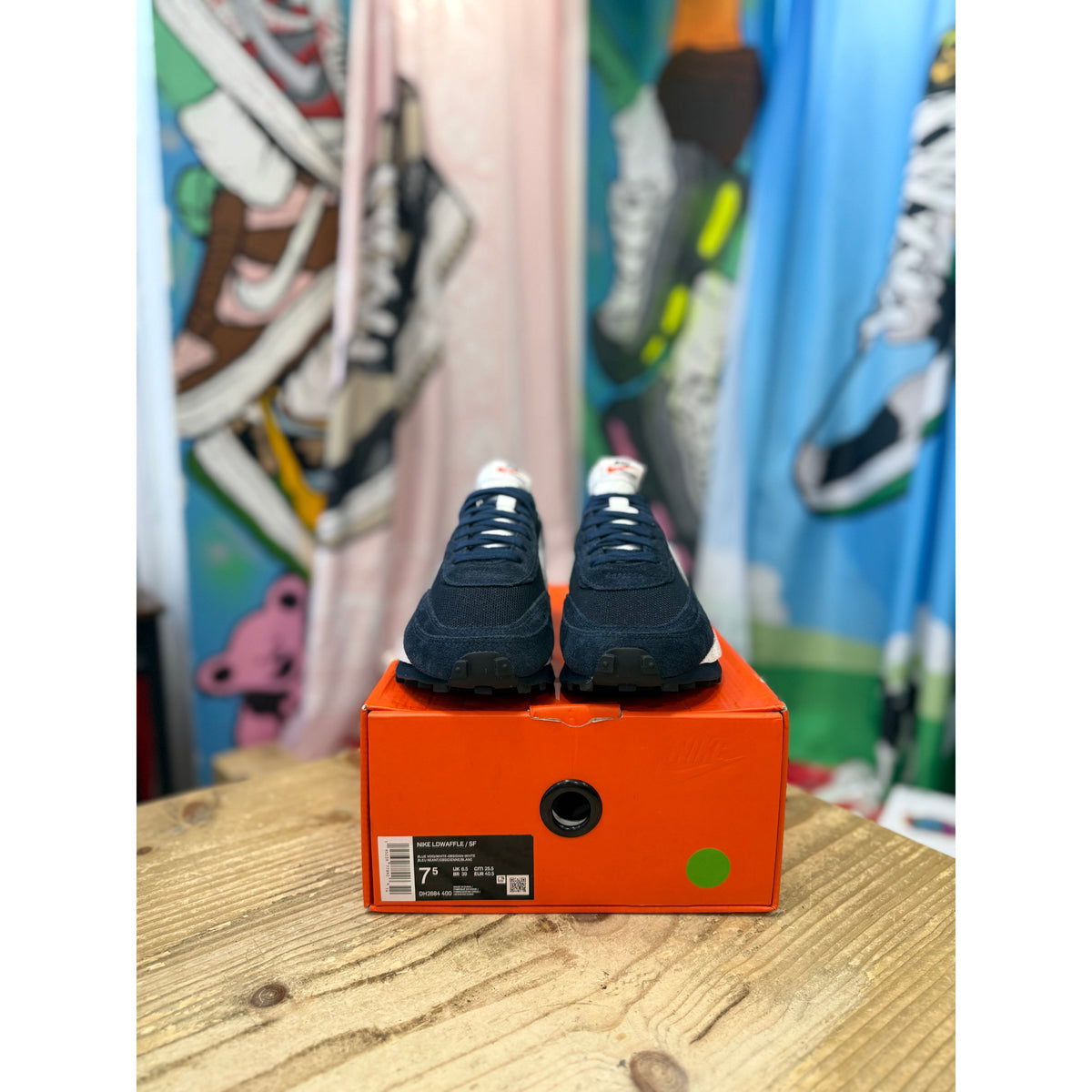 Nike Sacai Fragment Blue Void UK 6.5