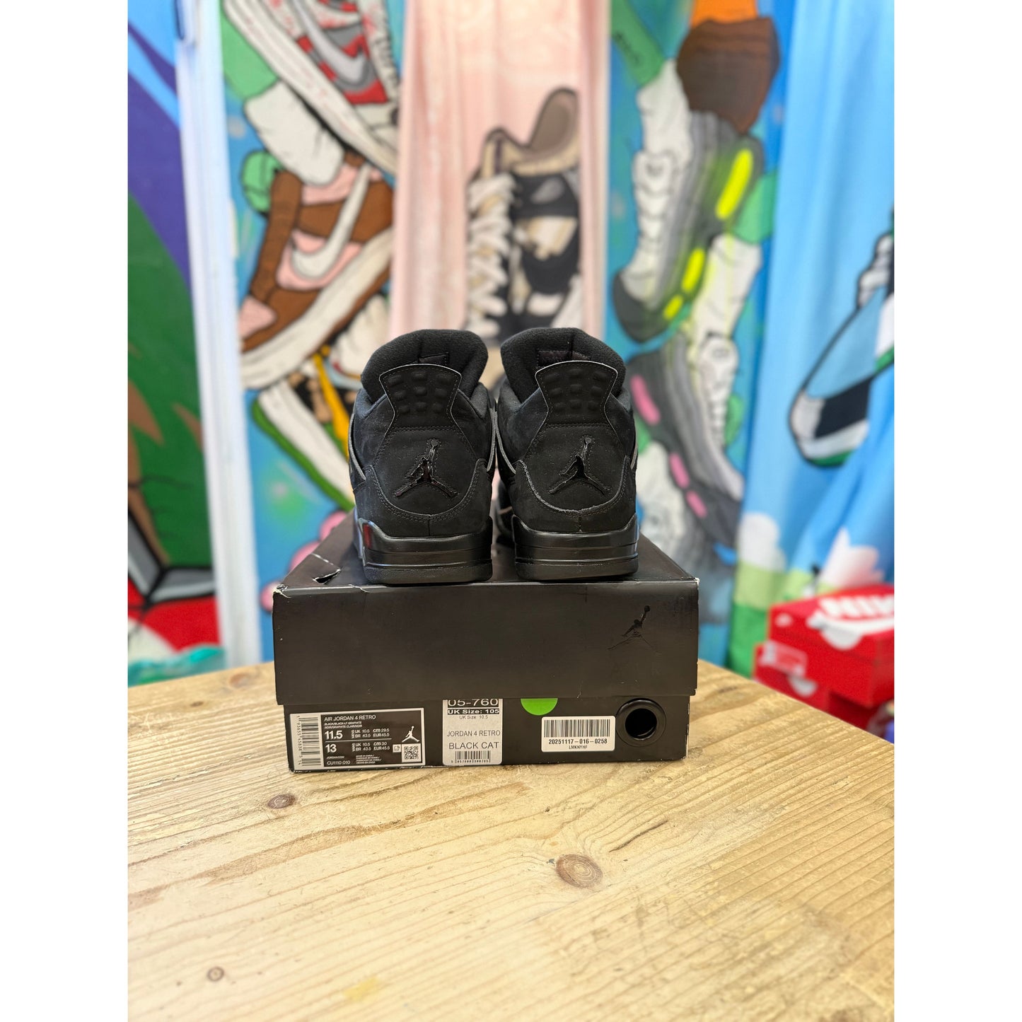 Jordan 4 Black Cat (2020) UK 10.5