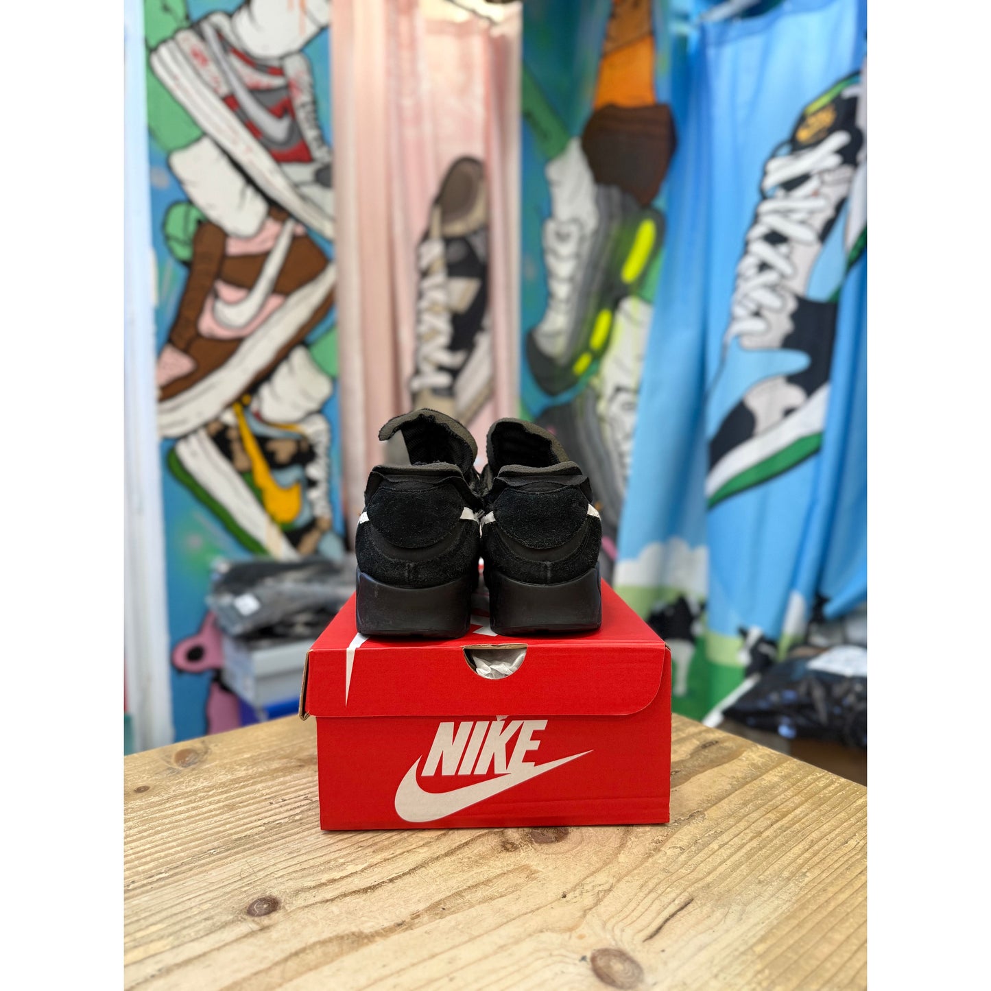 Nike Air Max 90 Off White Black UK 10