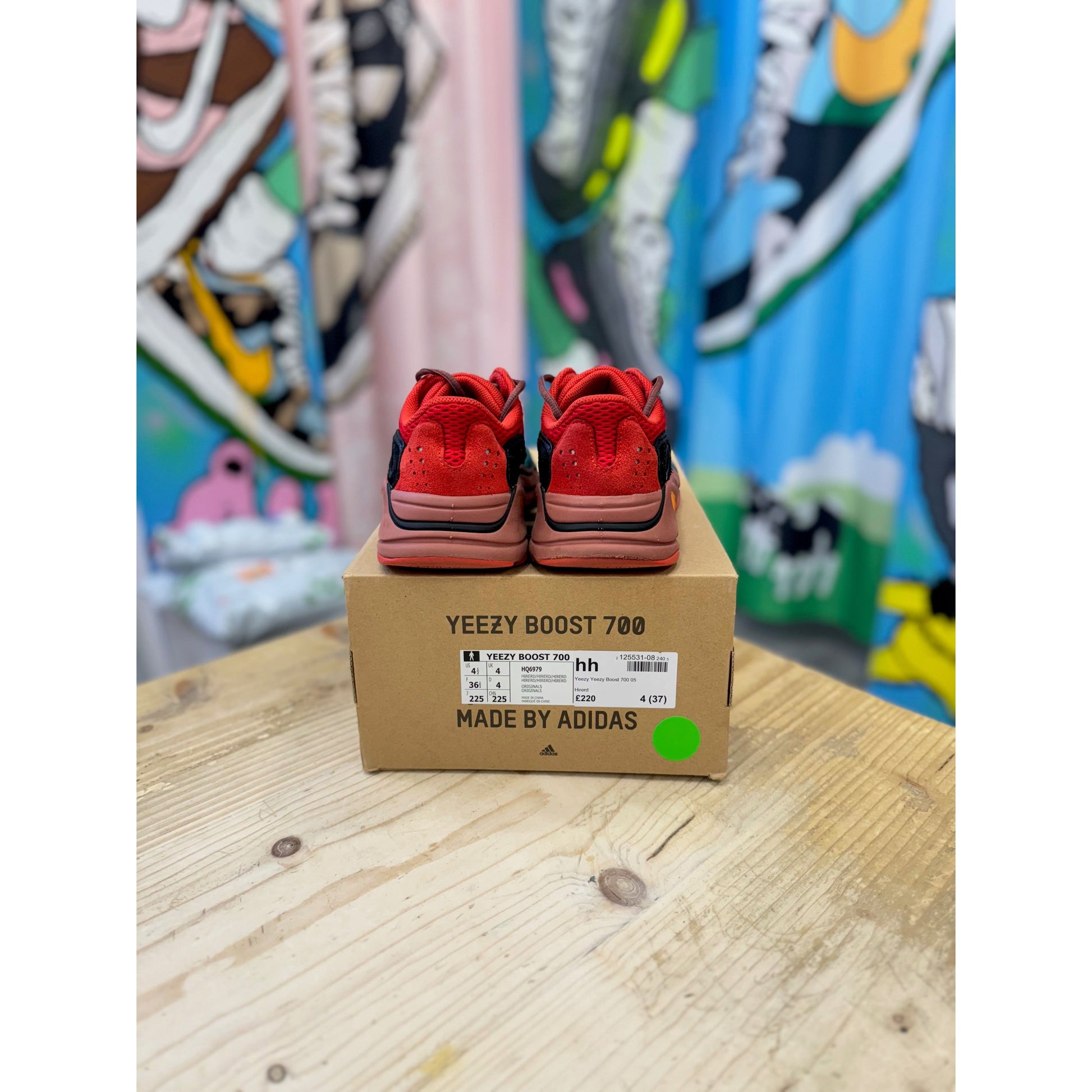 Yeezy 700 Hi Res Red UK 4 by Yeezy in Shoes. Available at KershKicks for £125.00. A must-have for fans of Yeezy looking to elevate their style with this Kershkicked.