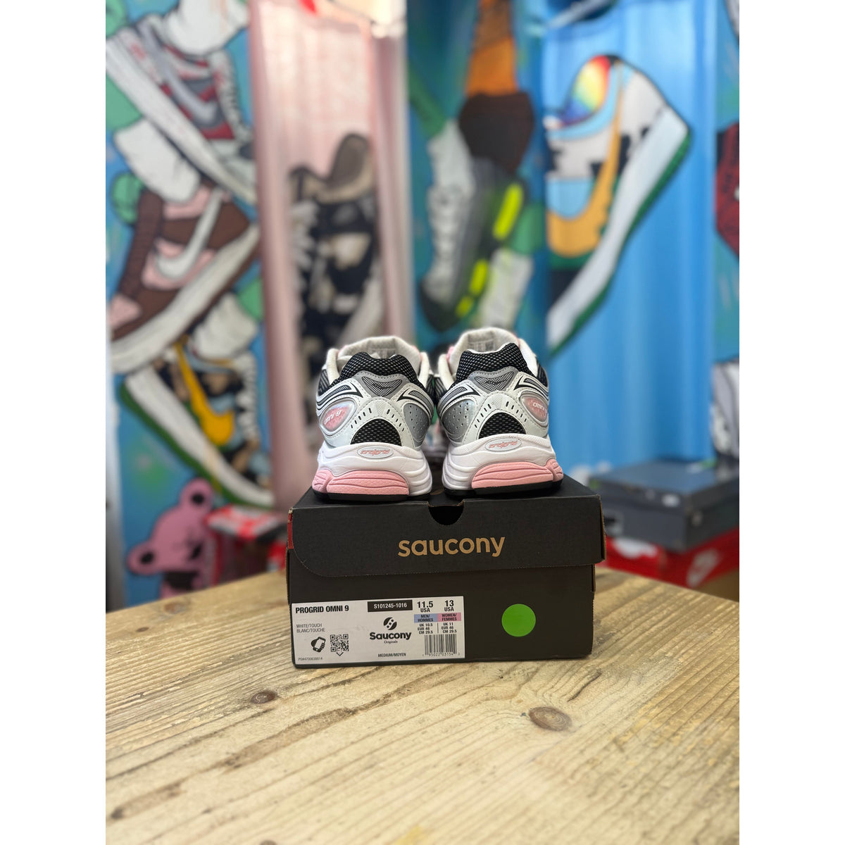 Saucony Progrid Omni White Touch UK 10.5