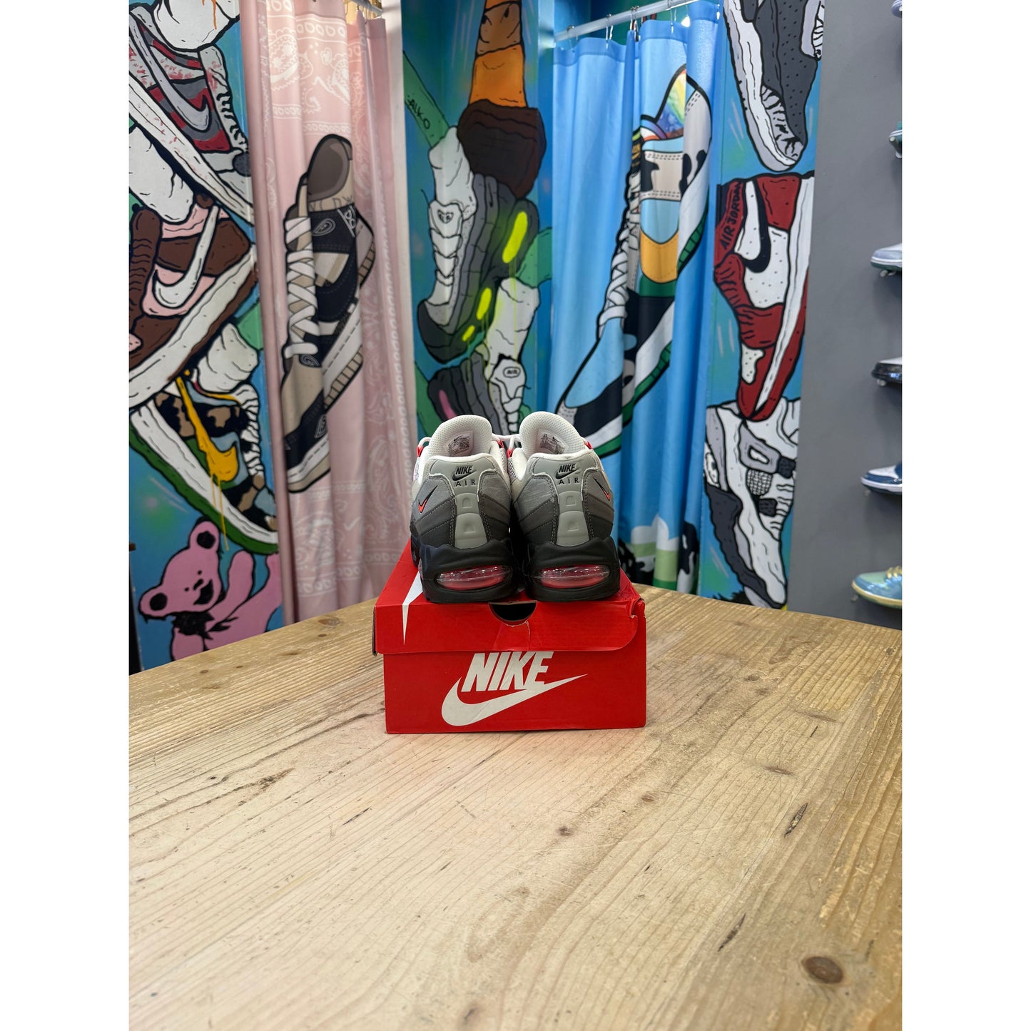 Nike Air Max 95 Big Bubble Solar Red UK8.5