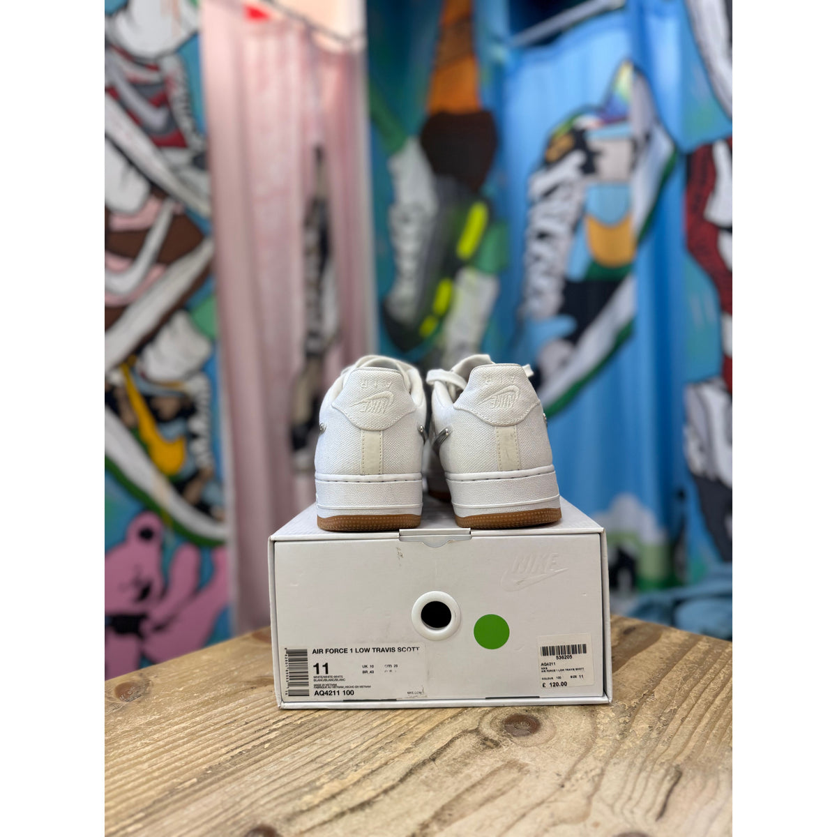 Nike Air Force 1 Travis Scott White UK 10
