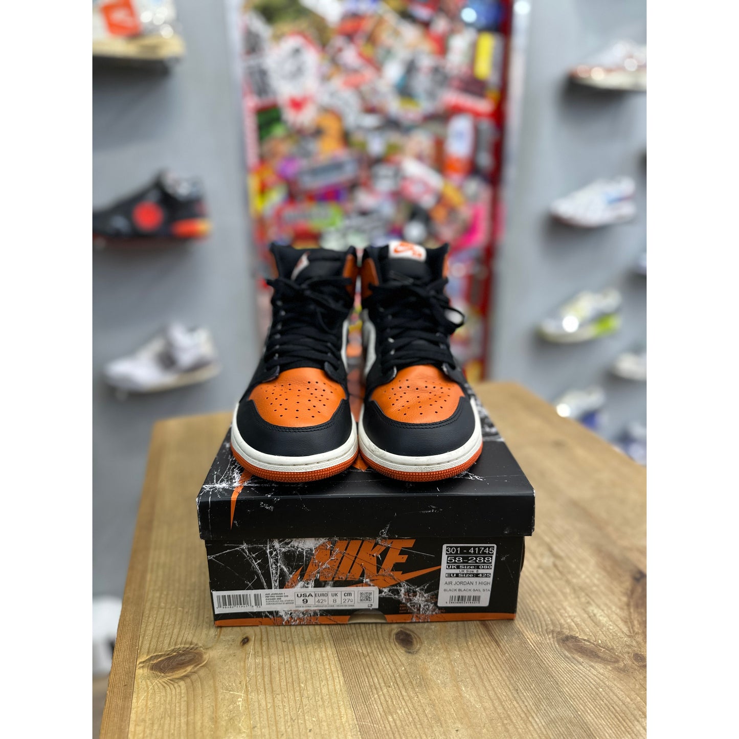 Jordan 1 Retro High OG Shattered Backboard (2025) UK 8