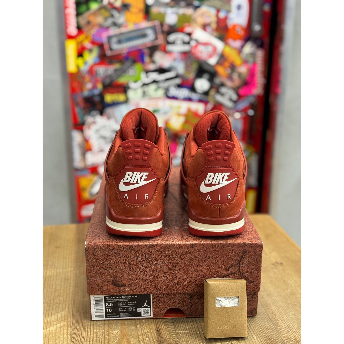 Air Jordan 4 Retro OG SP Nigel Sylvestor Brick by Brick UK 7.5