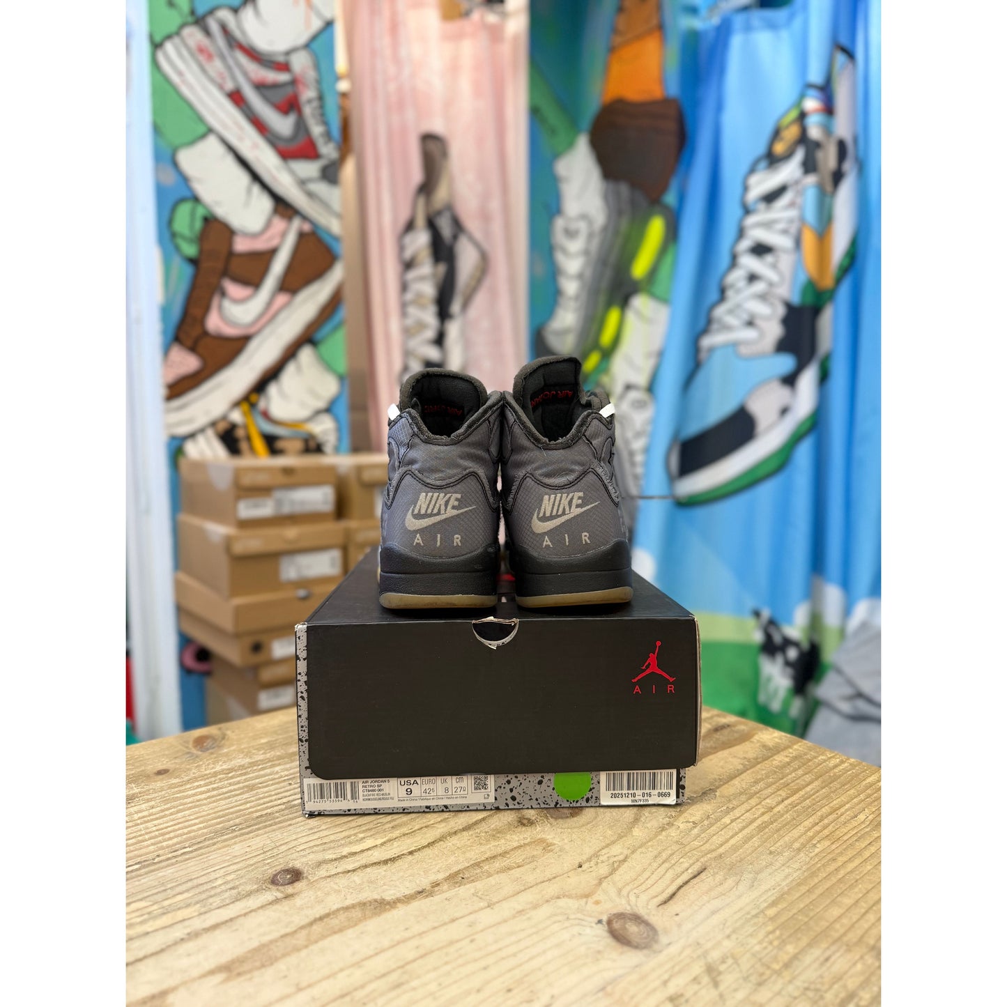 Jordan 5 Off White Muslin UK 8