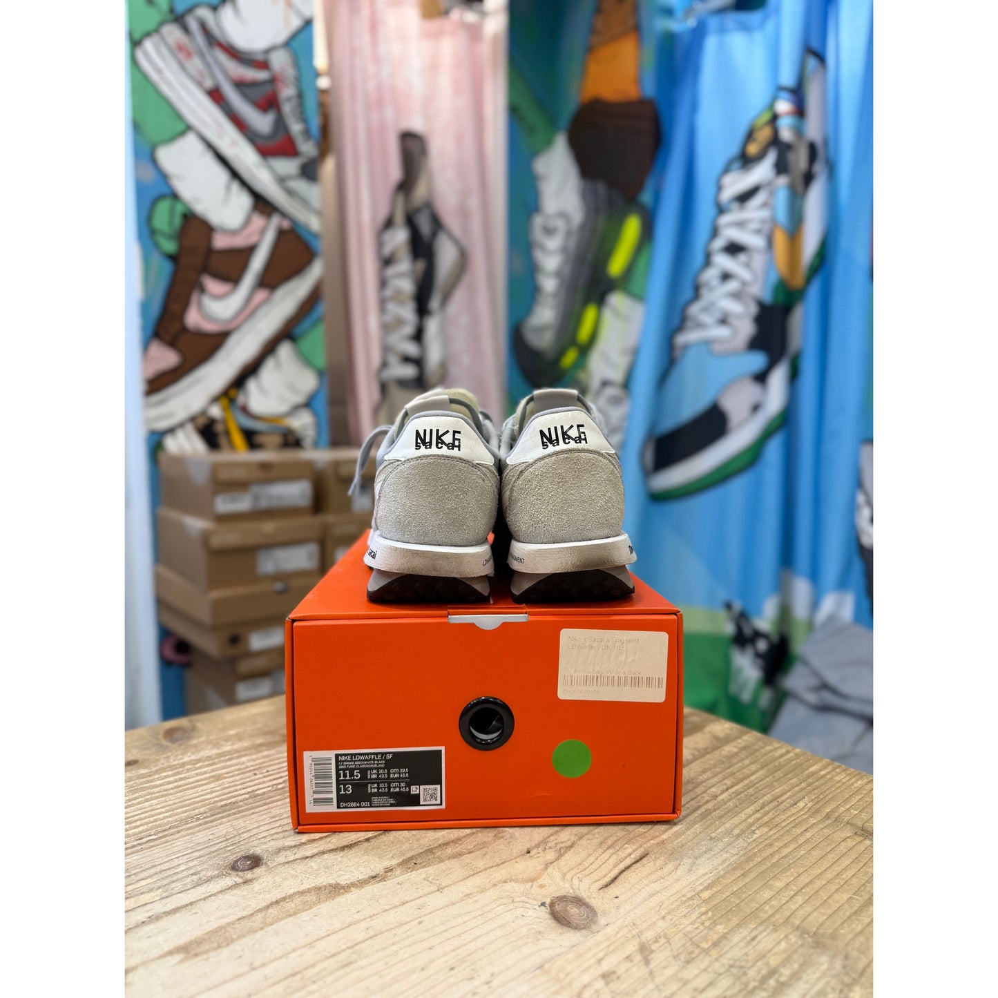 Nike Sacai LDWaffle Fragment Grey UK 10.5