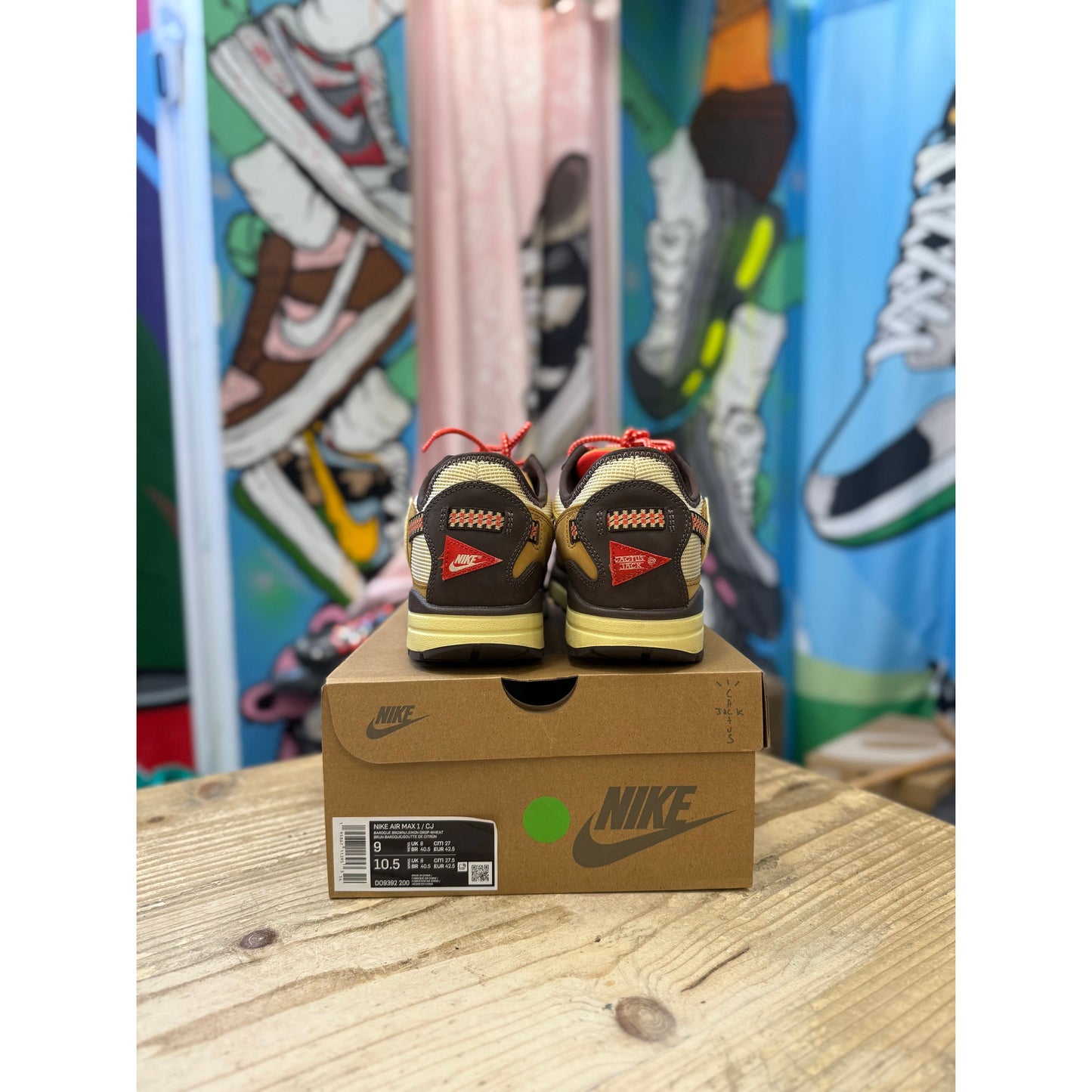 Nike Air Max 1 Travis Scott Baroque Brown UK 8