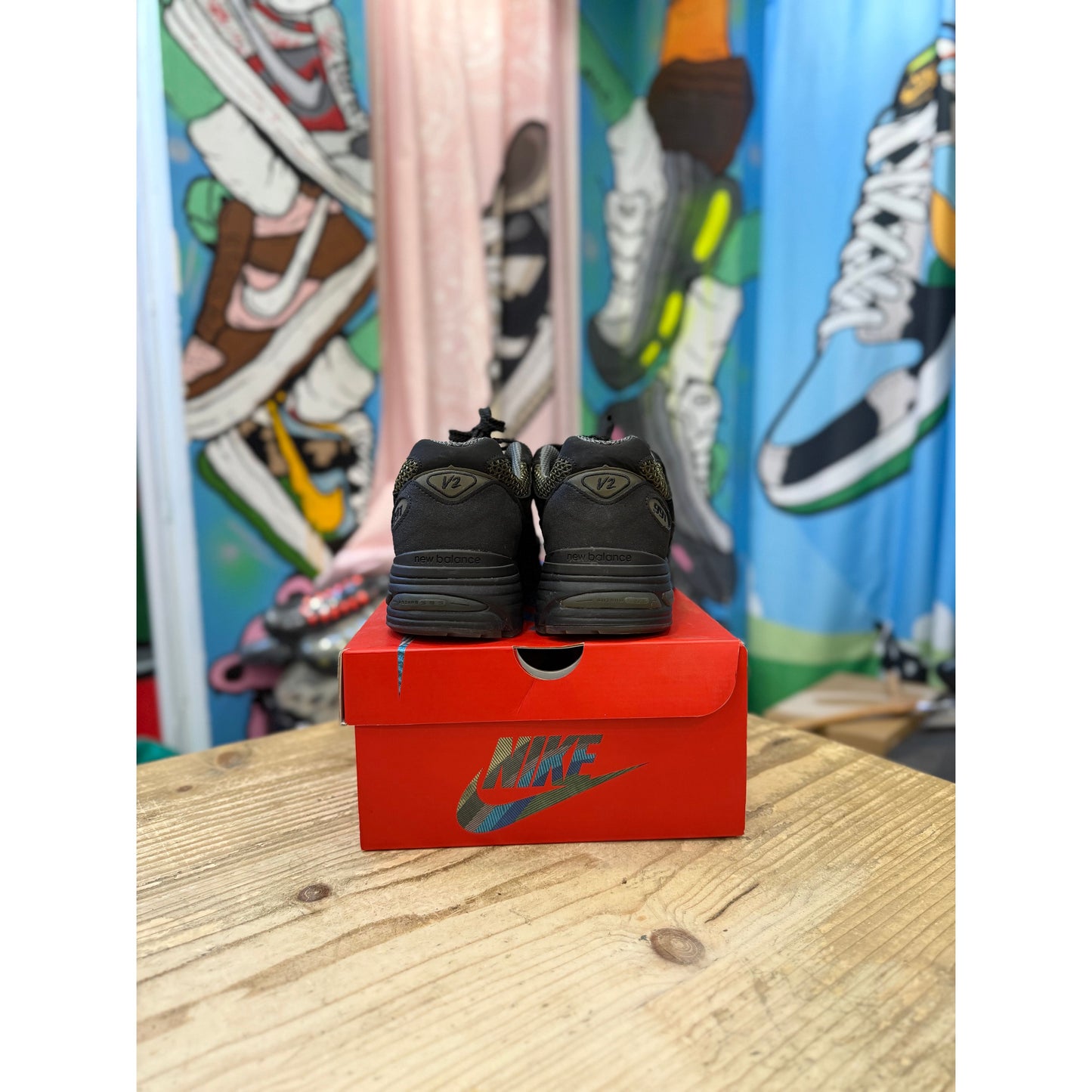 New Balance x Stone Island 991v2 Olive Green UK 8