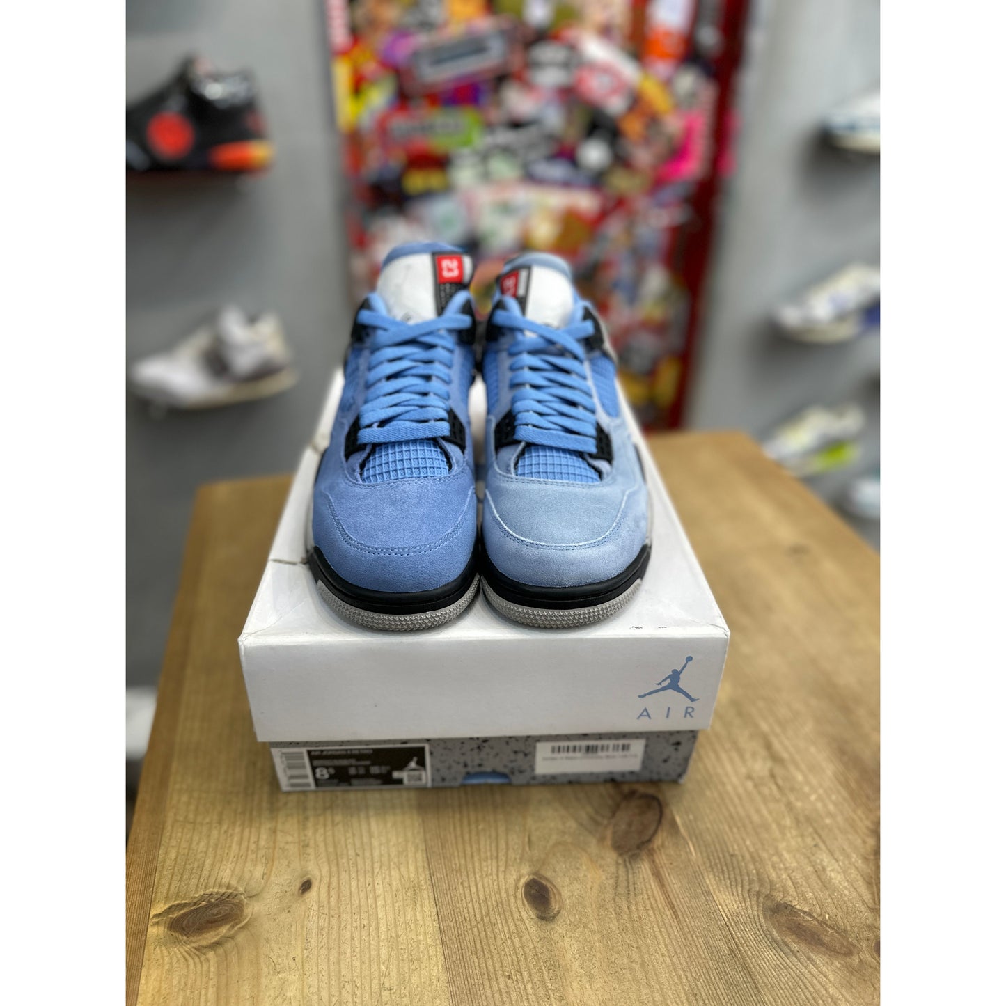Jordan 4 Retro University Blue UK7.5