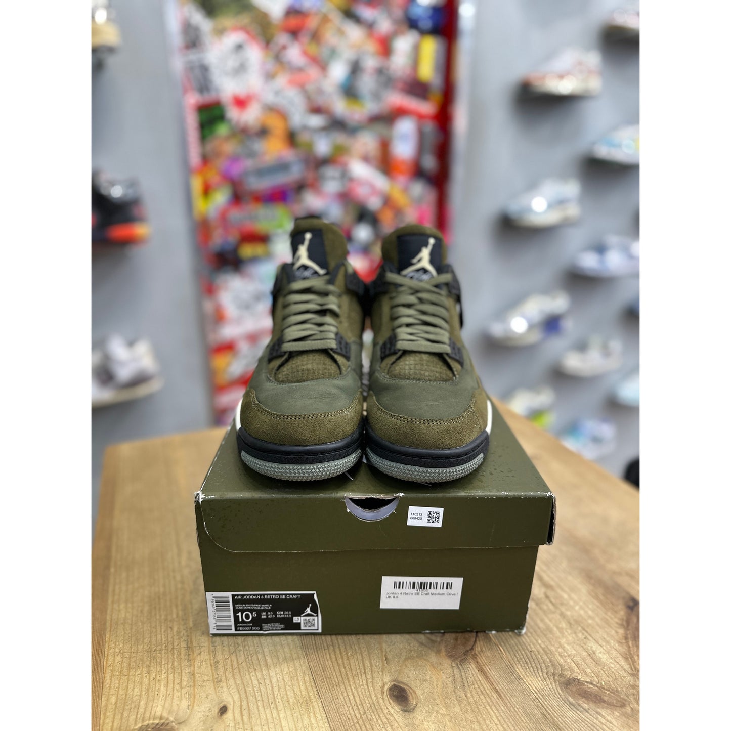 Jordan 4 Retro SE Craft Medium Olive UK 9.5
