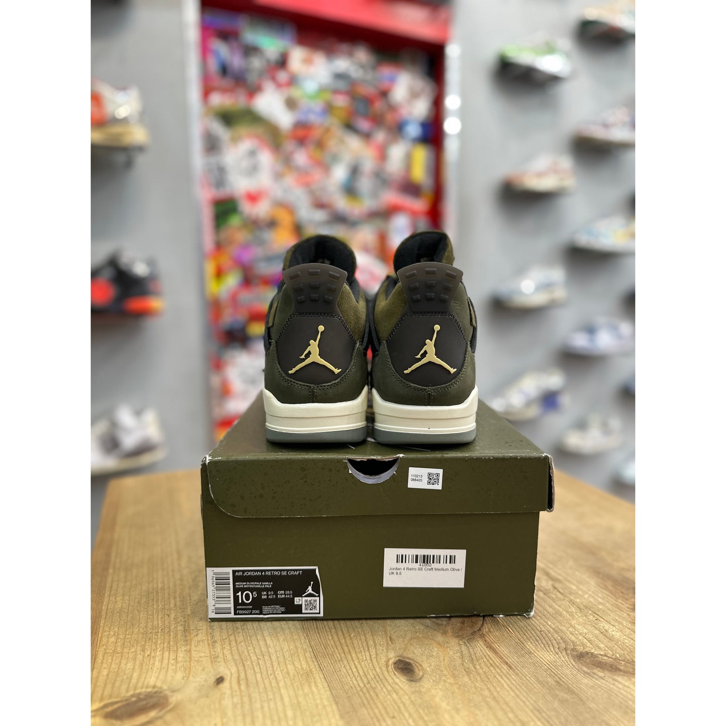 Jordan 4 Retro SE Craft Medium Olive UK 9.5