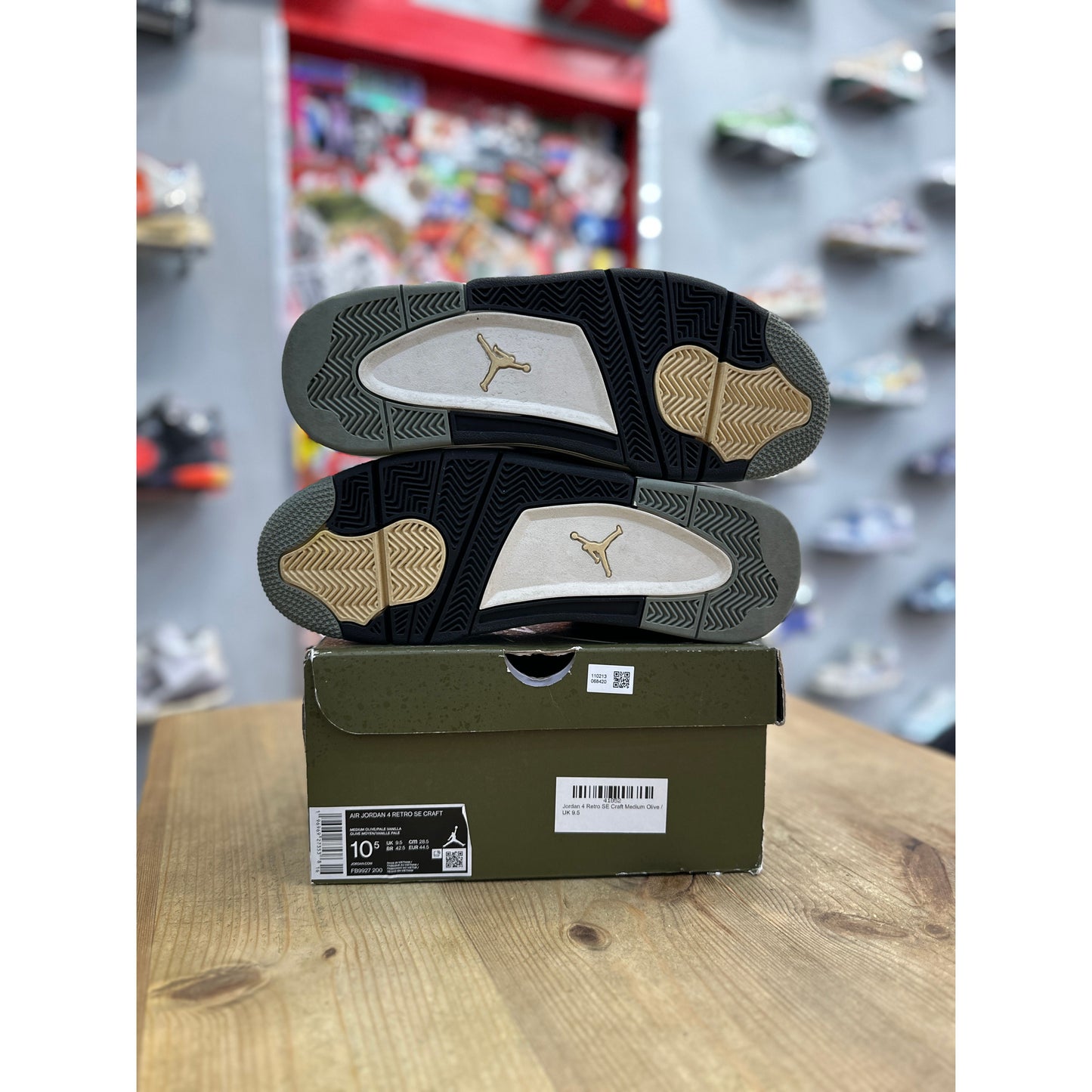 Jordan 4 Retro SE Craft Medium Olive UK 9.5