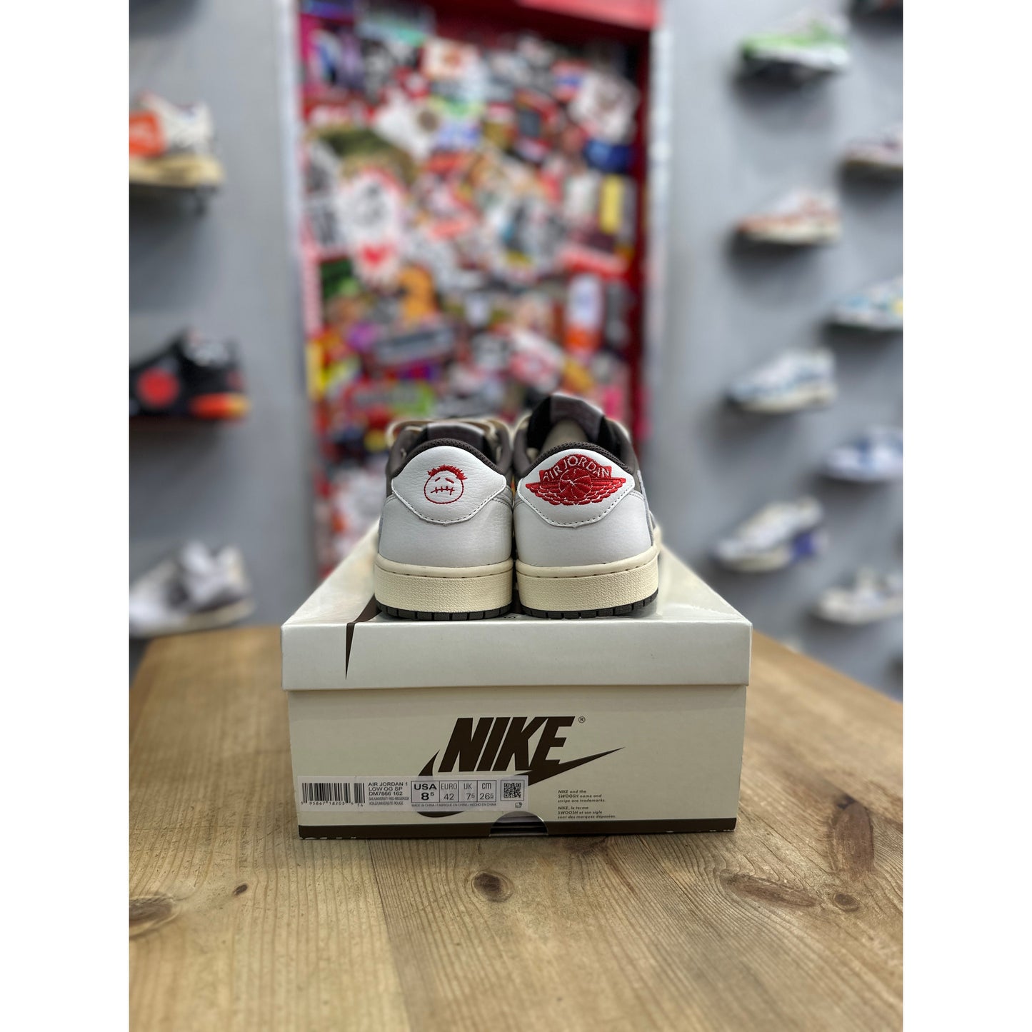 Jordan 1 Retro Low OG SP Travis Scott Reverse Mocha UK 7.5