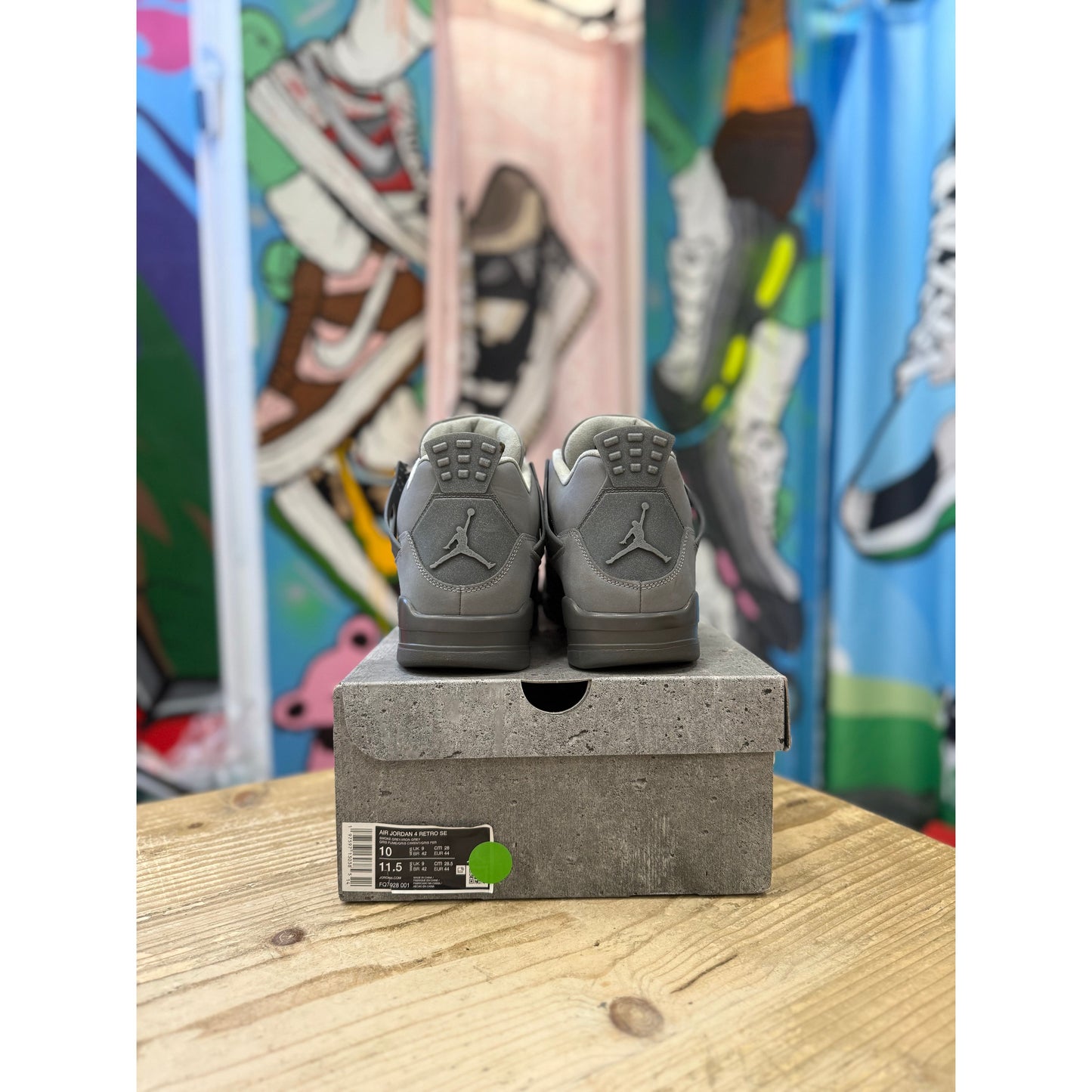 Jordan 4 Wet Cement Paris Olympics UK9