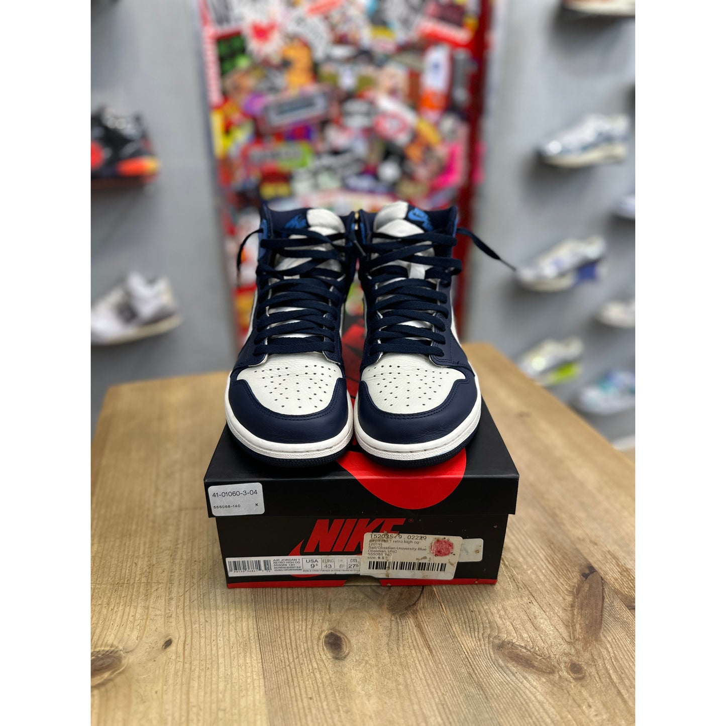 Jordan 1 Retro High Obsidian UK 8.5