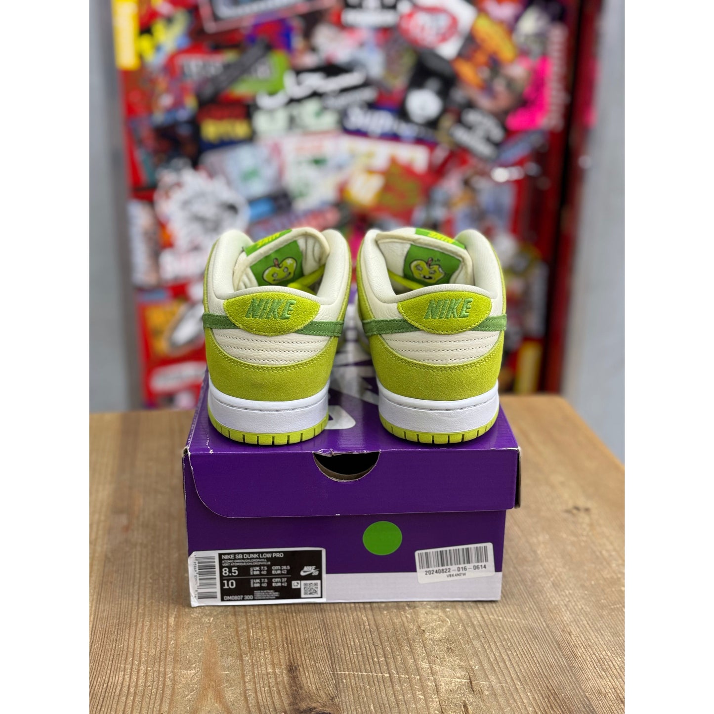 Nike SB Dunk Low Green Apple UK 7.5