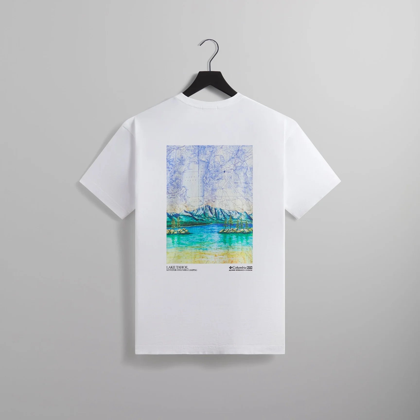 Kith x Columbia Lake Tahoe Classic Logo Tee White by Kith from £115.00