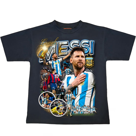 Marino Morwood Messi Tee Black by Marino Morwood in . Available at KershKicks for £60.00. A must-have for fans of Marino Morwood looking to elevate their style with this T-Shirt.