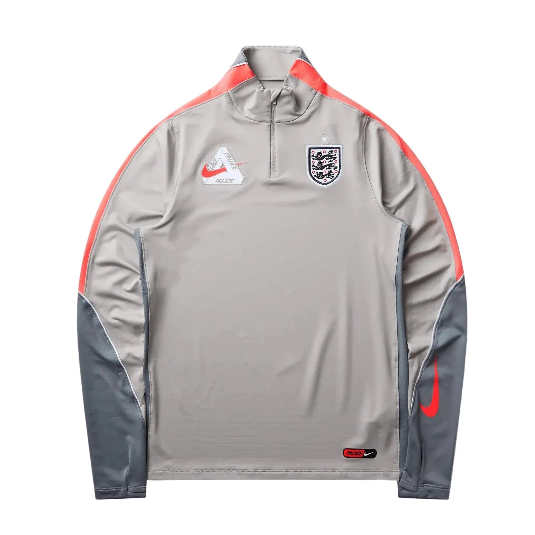 Palace x Nike England Dri-FIT Strike Drill Top Pewter Grey/Cool