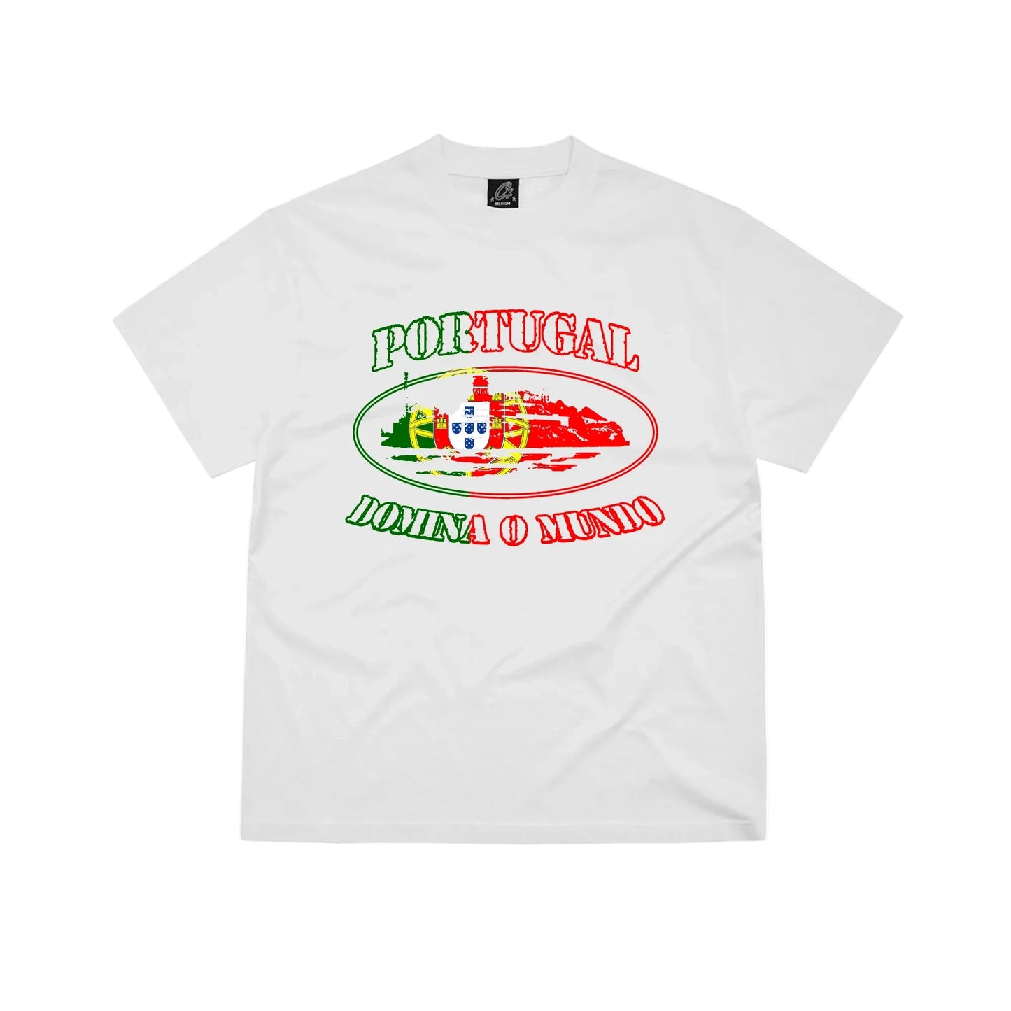 Corteiz Portugal Alcatraz Tee White