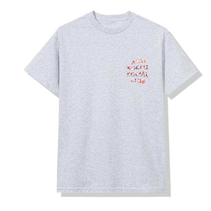Anti Social Social Club Bed Tee Grey