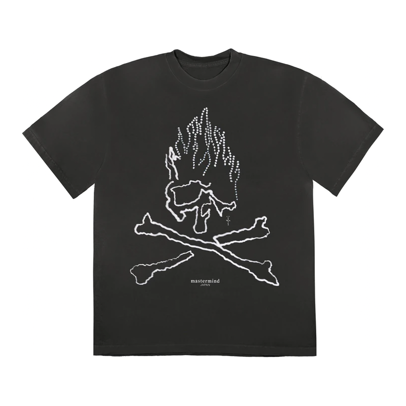 Travis Scott Cactus Jack For Mastermind Skull T-shirt Black by Travis Scott in . Available at KershKicks for £85.00. A must-have for fans of Travis Scott looking to elevate their style with this T-Shirt.