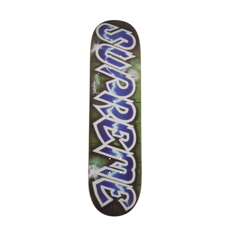 Supreme Lee Quinones Lee Logo Skateboard Deck Blue