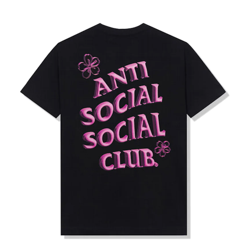 Anti Social Social Club Coral Crush T-shirt Black
