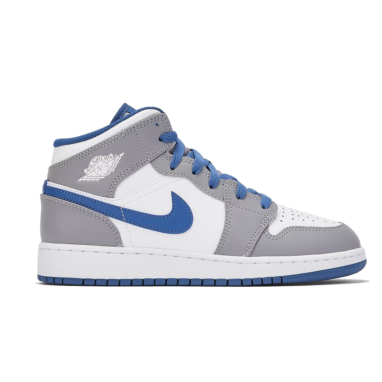 Jordan 1 Mid True Blue Cement (GS)