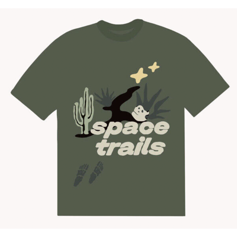 Broken Planet Market Space Trails T-Shirt Agave Green