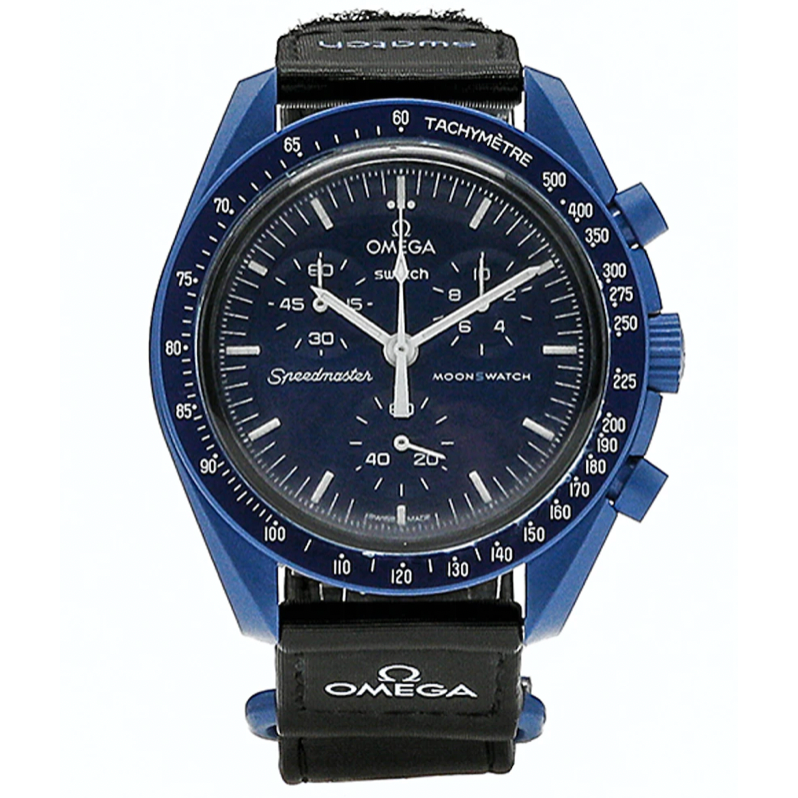 Swatch x Omega Bioceramic Moonswatch Mission to Neptune SO33N100