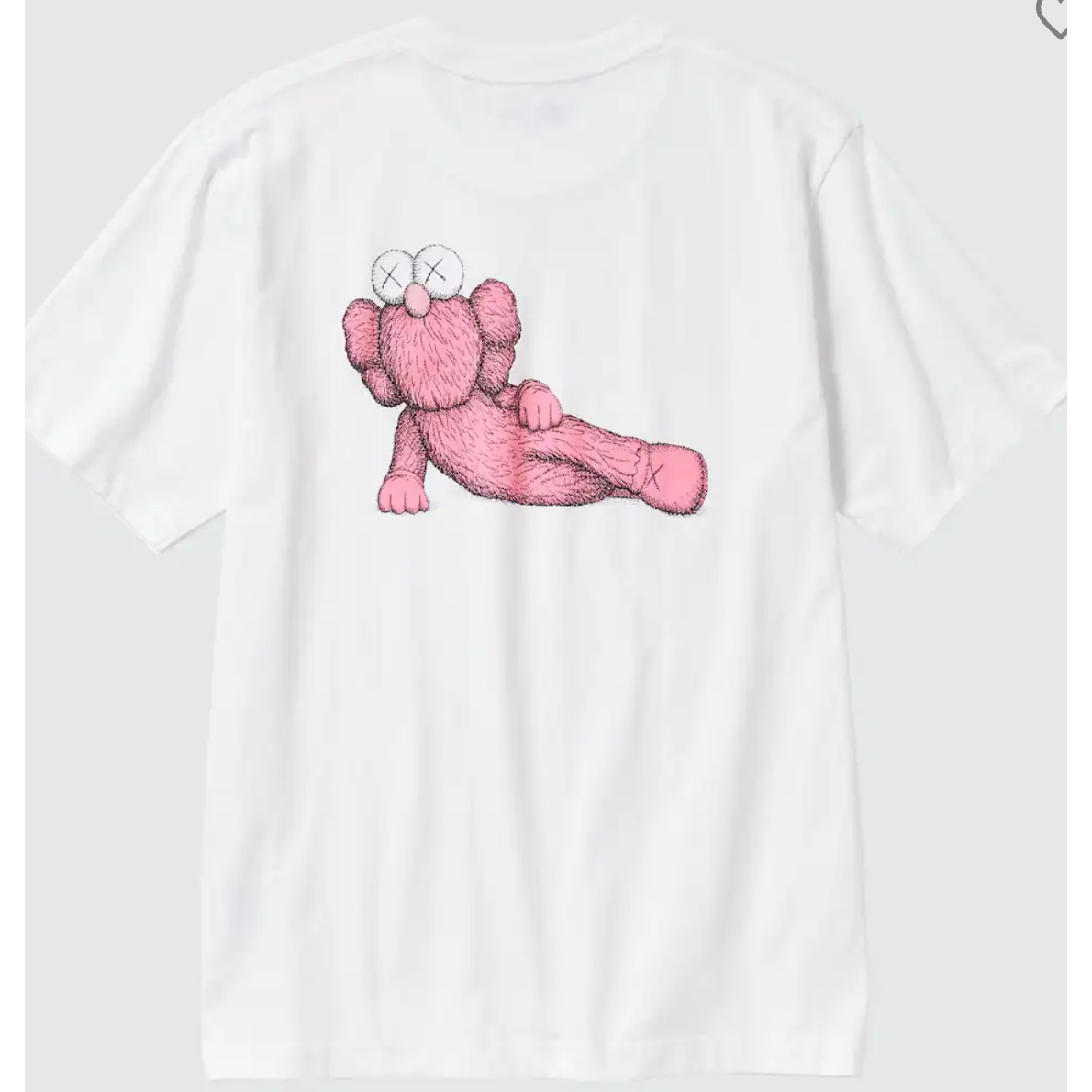 KAWS UT GRAPHIC T-SHIRT WHITE/PINK