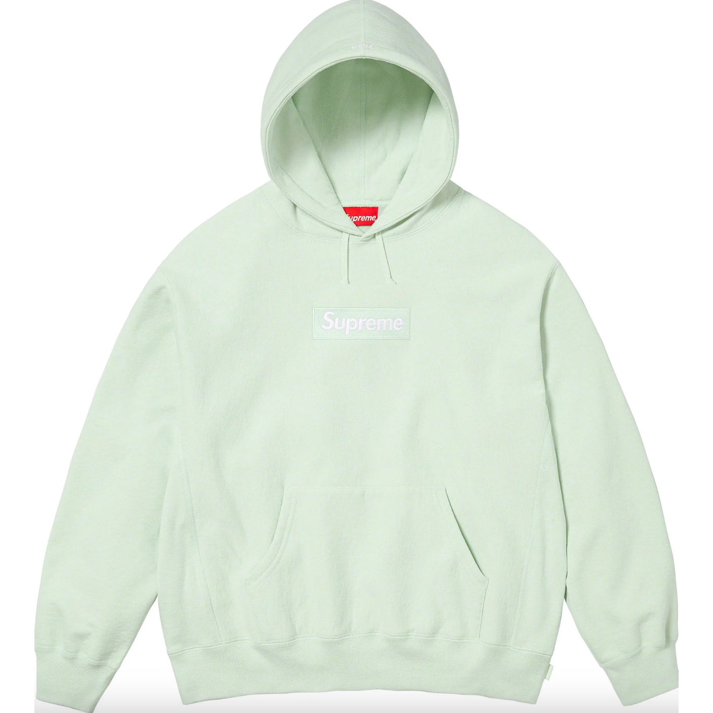 Supreme Box Logo Hooded Sweatshirt (FW23) Light Green