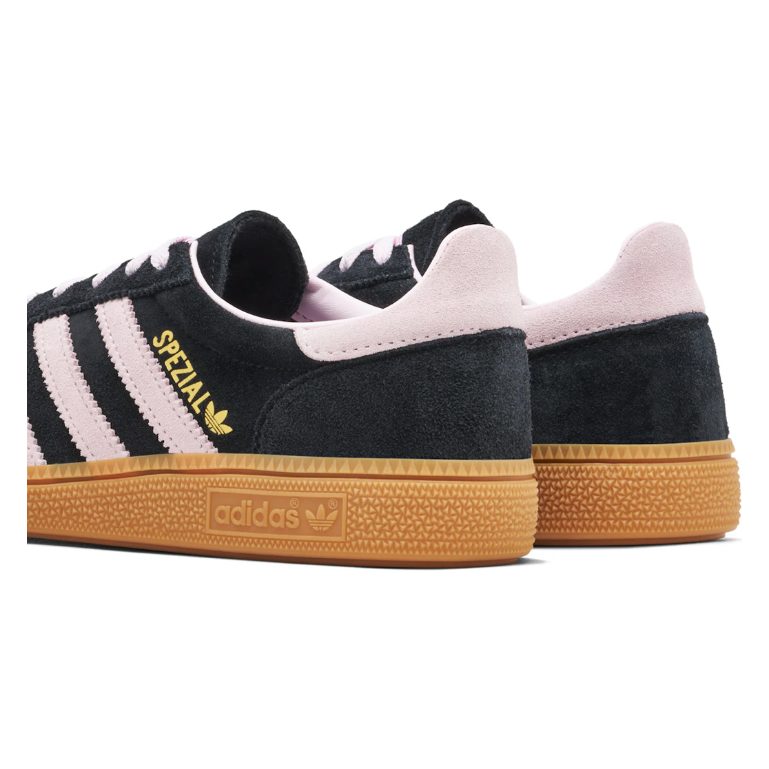 adidas Handball Spezial Core Black Clear Pink Gum (Women's) by Adidas in Shoes. Available at KershKicks for £135.00. A must-have for fans of Adidas looking to elevate their style with this Shoes.