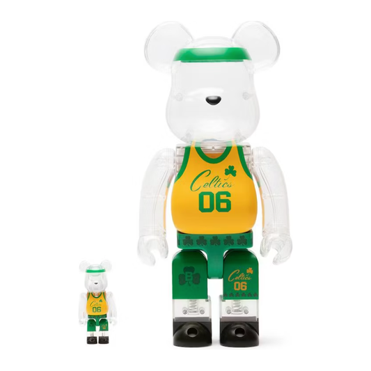 Bearbrick x Bodega x NBA Worldwide Respect Boston Celtics 100% & 400% Set by Bearbrick in Clothing Accessories. Available at KershKicks for £125.00. A must-have for fans of Bearbrick looking to elevate their style with this Accessories.