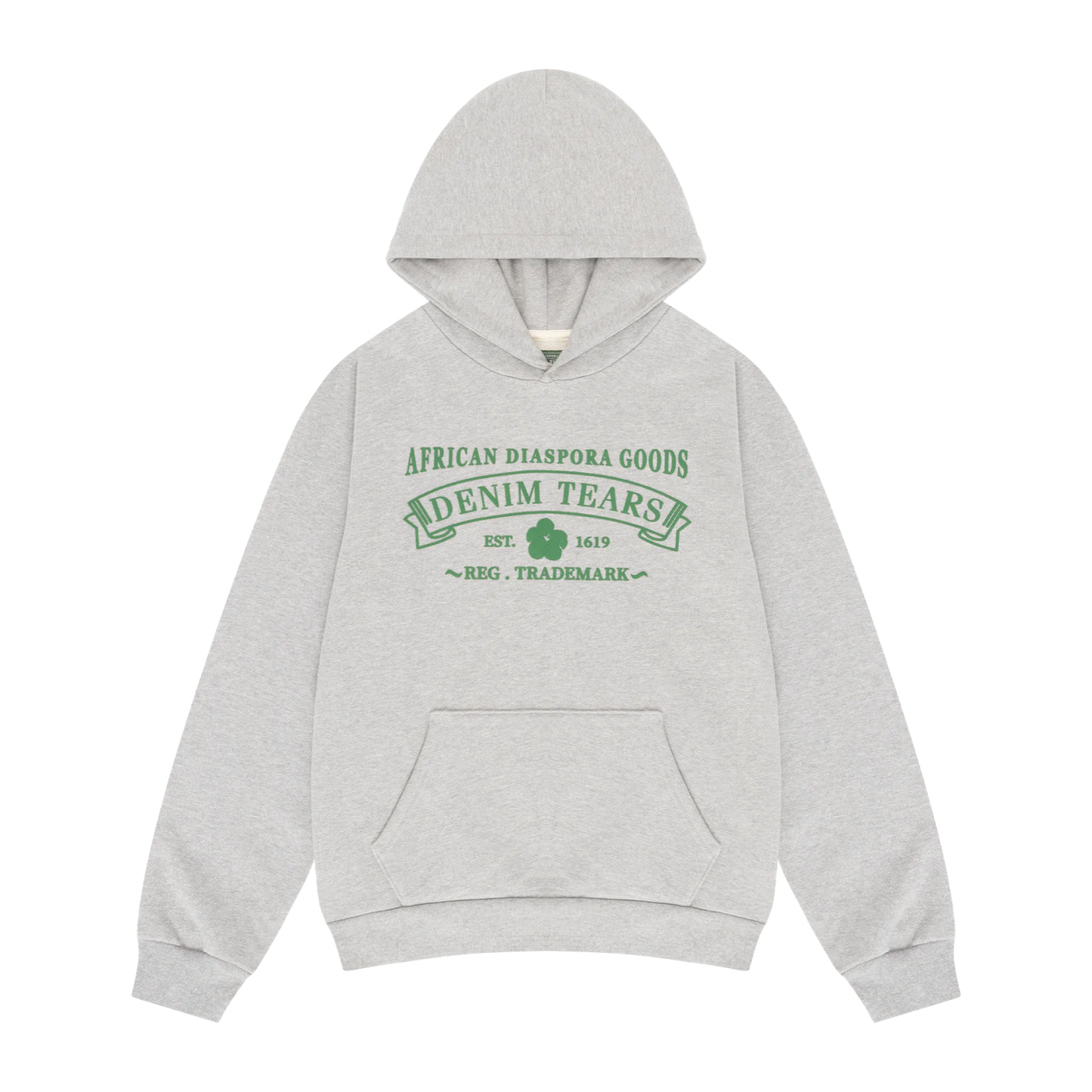 Denim Tears ADG Hoodie Grey by Denim Tears in . Available at KershKicks for £240.00. A must-have for fans of Denim Tears looking to elevate their style with this Hoodie.