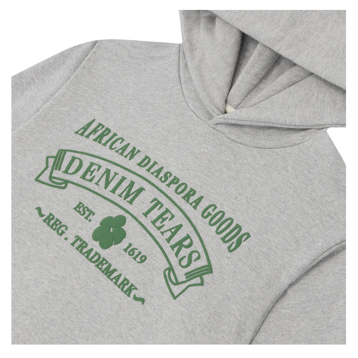 Denim Tears ADG Hoodie Grey by Denim Tears in . Available at KershKicks for £240.00. A must-have for fans of Denim Tears looking to elevate their style with this Hoodie.