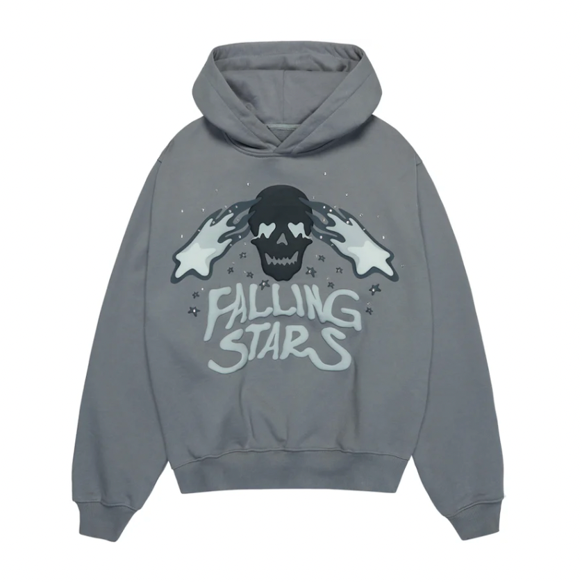 Broken Planet Falling Stars Hoodie Dark Gray Broken Planet Market KershKicks