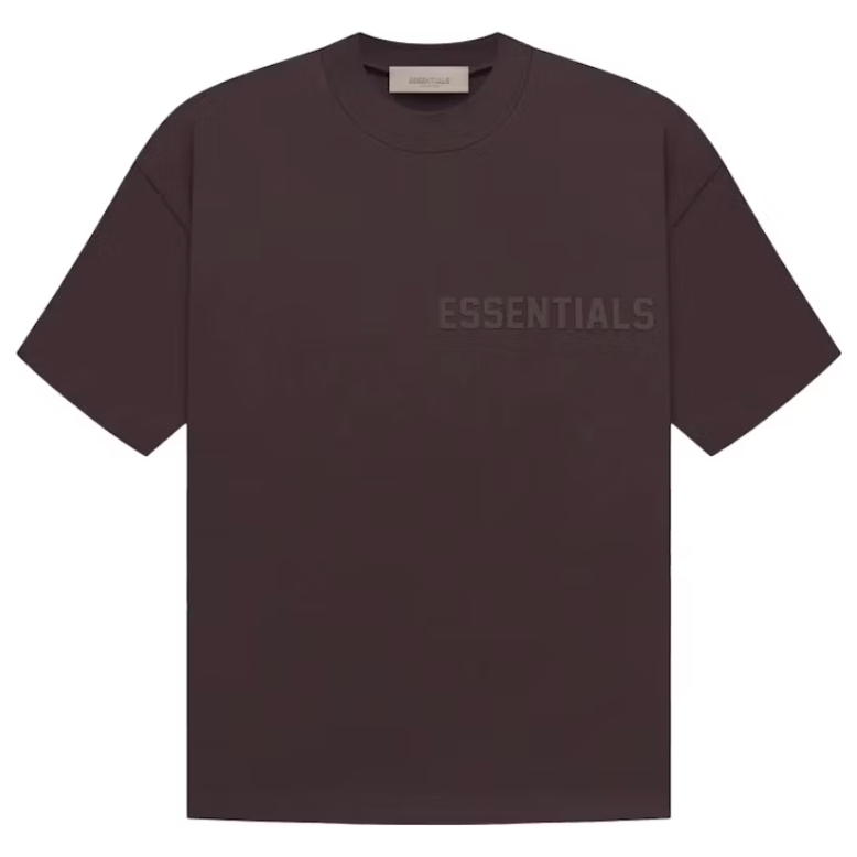 Fear of God Essentials SS Tee Plum by Fear Of God in Clothing. Available at KershKicks for £65.00. A must-have for fans of Fear Of God looking to elevate their style with this T-Shirt.