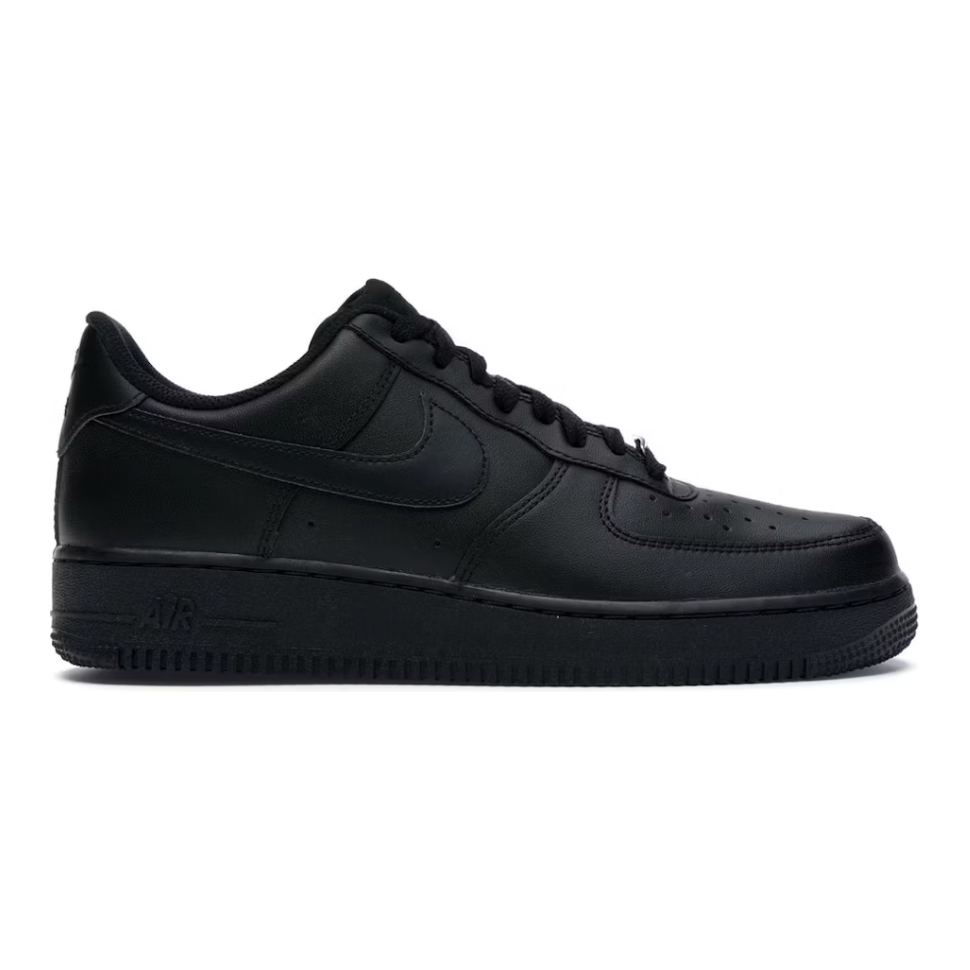 Nike Air Force 1 Low '07 Black by Nike in Shoes. Available at KershKicks for £95.00. A must-have for fans of Nike looking to elevate their style with this Shoes.